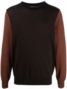 Пуловер с круглым вырезом Billionaire, коричневый