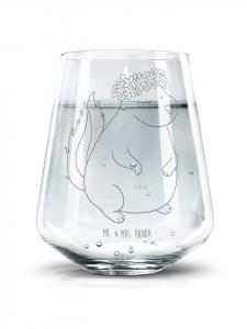 Стакан для питья Skunk, без слов, прозрачный Mr. & Mrs. Panda