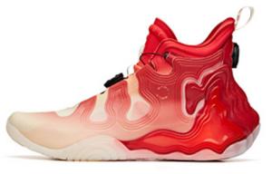 Баскетбольные кроссовки Star Mountain мужские с высоким верхом, красные/белые Anta