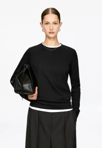 Фирменная блузка iris с длинными рукавами Arket, Black