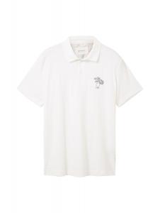Поло Tom Tailor SLUB, белый