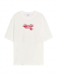 Bershka Футболка в белом цвете