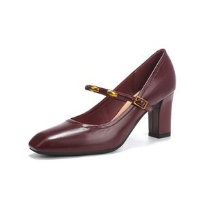 TATAYA Мэри Джейн туфли женские бордовые, цвет Burgundy