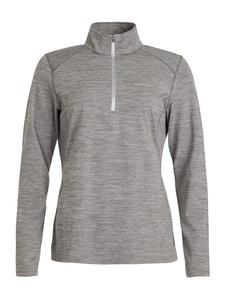Флисовый свитер Protest  PRTSENNA 1/4 zip active top, цвет Dark Grey Melee