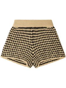 Alanui шорты Tropical Shadow, нейтральный