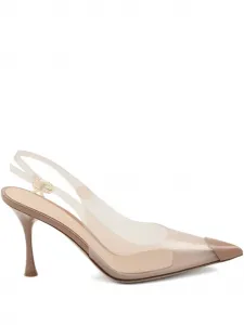 Туфли-лодочки Diana с открытой пяткой 85 мм Gianvito Rossi, розовый