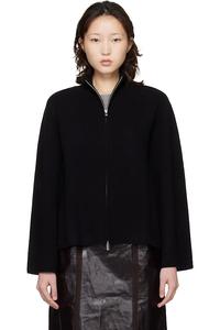 Кашемировый свитер Gabi на молнии Loulou De Saison, черный