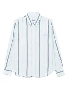 Рубашка свободного кроя Maison Kitsuné, синий