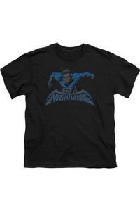 Футболка с коротким рукавом Batman Wing Of The Night для детей Gildan, черный