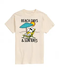 Мужская футболка с коротким рукавом Peanuts Beach Days Sun Ray AIRWAVES, желтый