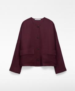 короткая футболка с круглым вырезом