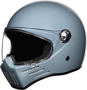 Шлем винтажный Woljay VT-728, серый