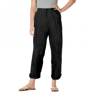 Женщина в женских брюках Boardwalk больших размеров Woman Within, черный