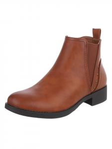 Ital-Design Ботильоны верблюжьего цвета