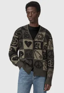 Трэвис кардиган Allsaints, Olive Green/Black