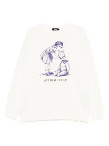 Толстовка с графичным принтом Undercover, нейтральный