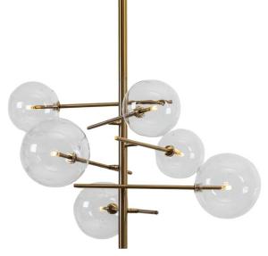 Подвесной светильник KOSILUM - Osam, золото - металл - 70 х 96 х 70 см