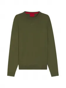 Свитшот с логотипом Hugo, зеленый