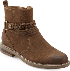 Повседневные ботильоны Jeno с круглым носком Earth, Dark Natural