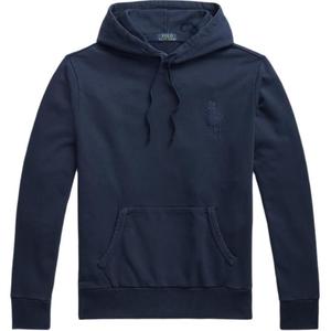 Толстовка с капюшоном Big Polo Pony из флиса Polo Ralph Lauren, nautical синий