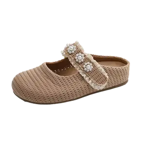 EGCHI Закрытые тапочки женские - хаки, цвет Khaki