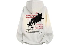 Толстовка Unisex Hooded Moderate Heavyweight ZIAREL, белый heather серый