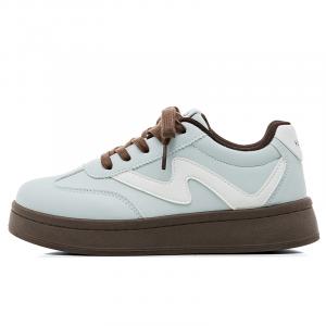 HUANQIU Легкие дышащие нескользящие лоу-топ скейтборд кроссовки Women's Moon Brown