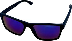 Солнцезащитные очки Timberland, мужские, темно-синие, прямоугольные, пластик, линзы Flash TB7217. 92X