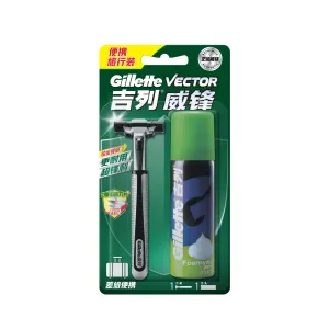 Мужская бритва Manual Razor Edge с двойным лезвием для ухода за кожей Gillette