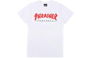 Thrasher Футболка унисекс белая