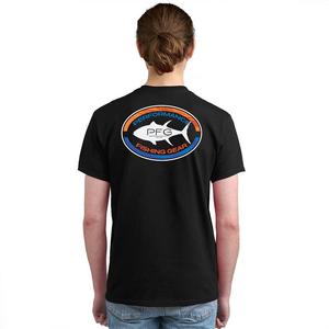 Мужская футболка с короткими рукавами и рисунком Columbia PFG, цвет Black Logo