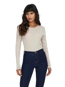 Рубашка с длинным рукавом ONLY, бежевый