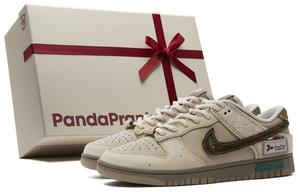 Nike Dunk нескользящие износостойкие низкие кроссовки для скейтбординга унисекс beige umber