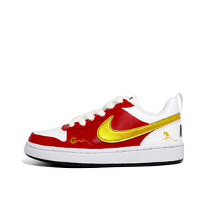 Nike Court Borough Prosperity Soaring устойчивые к истиранию скейтерские кроссовки Red для подростков