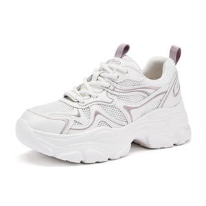 Hotwind Женские устойчивые к истиранию низкие массивные кроссовки 90 бежево-фиолетовые, цвет 90 Beige Purple