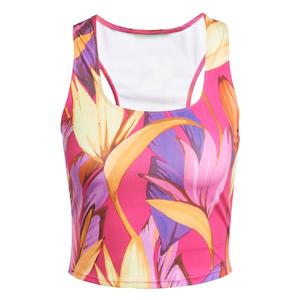 Спортивный топ ADIDAS PERFORMANCE Adidas x Farm Rio, розовый