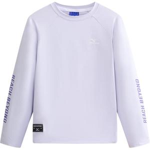 Детская футболка Mizuno, светло-фиолетовый