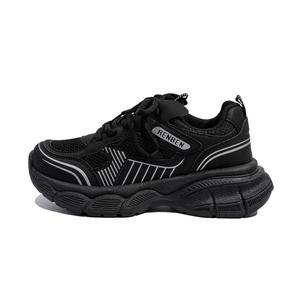 Абразивостойкие дышащие амортизирующие кроссовки low top chunky женские RENBEN, черный