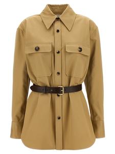 Рубашка 'Saharienne' SAINT LAURENT, бежевый