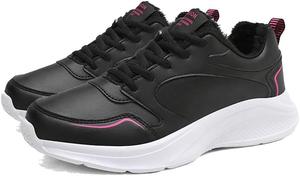 Женские зимние ботинки для снега, теплые обувь для зимней прогулки на улице ODIPON, Black-Red