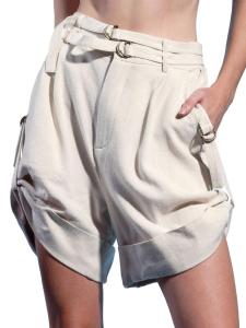 Шорты Baylor из льняной смеси с поясом Walter Baker, цвет Oatmeal