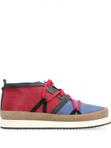 Кожаные кроссовки Volta, красный