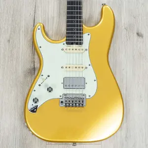 Гитара Schecter Nick Johnston Traditional HSS 10th Anniversary для левшей, цвет Atomic Saffron