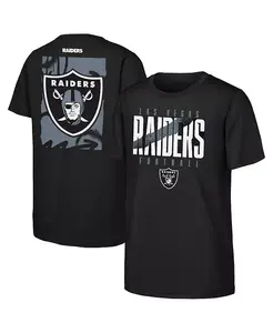 Футболка с постерами «Лас-Вегас Рэйдерс» для больших мальчиков и девочек Outerstuff