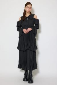 Платье-плиссе большого цвета Rienda, цвет Black
