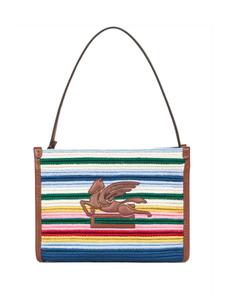 ETRO клатч в полоску, синий