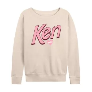 Женская футболка Ken Love из французского трикотажа с длинным рукавом Barbie, белый