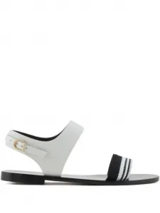 Сандалии с полосками GIORGIO ARMANI, черный