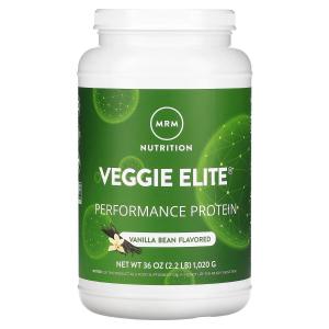 MRM Smooth Veggie Elite мощный протеин ванильные бобы 1,020 г