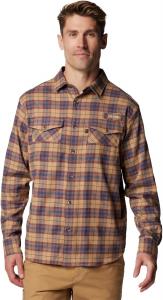 Мужская фланелевая рубашка Columbia Roughtail Stretch с длинным рукавом, Sahara Ombre Tartan